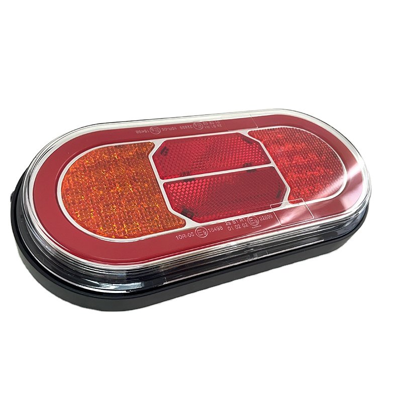 Rear Combination Lamp Tail Light 12-24V 4 Function Waterproof for Trailer Caravan Truck